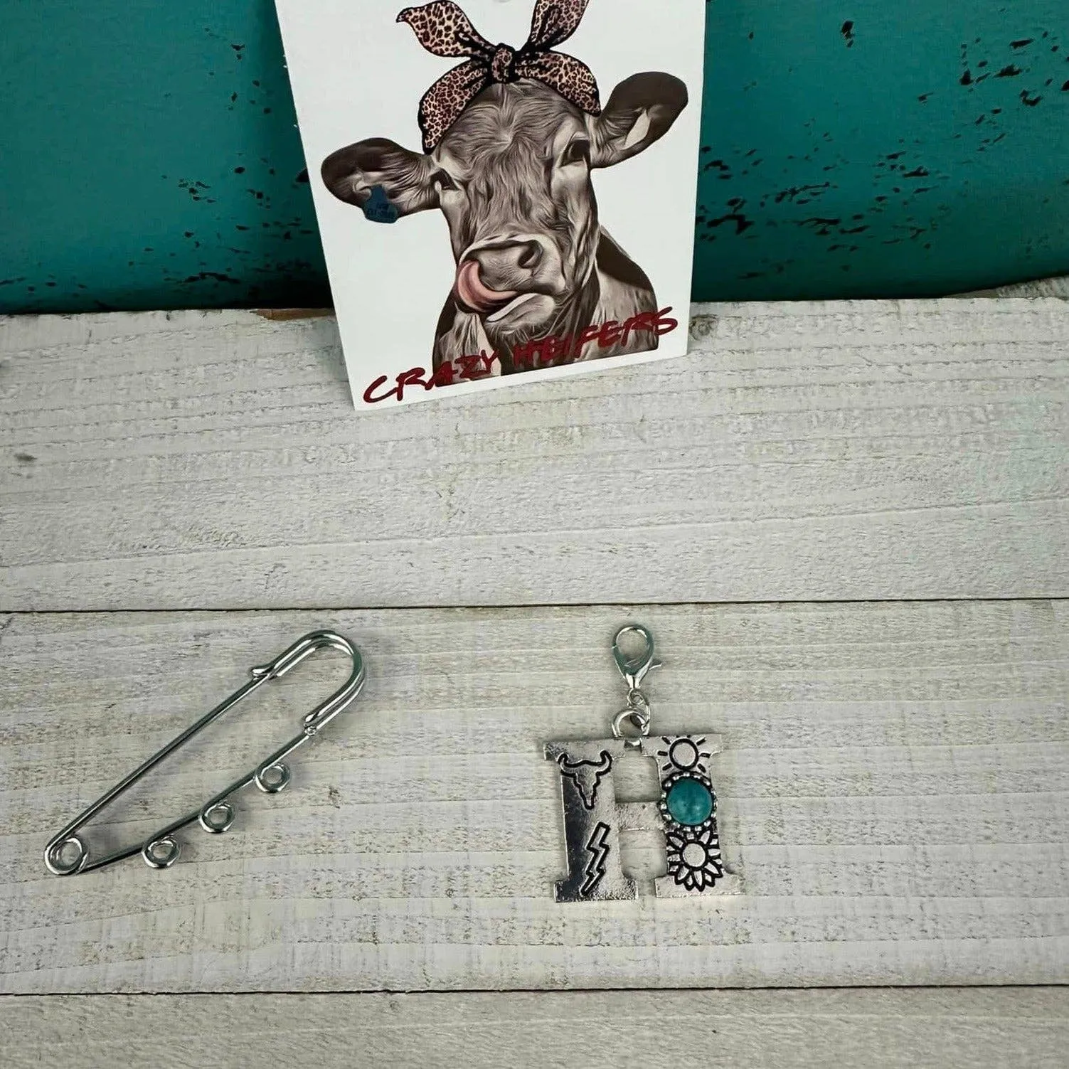 Initial Clip-on Charms: H