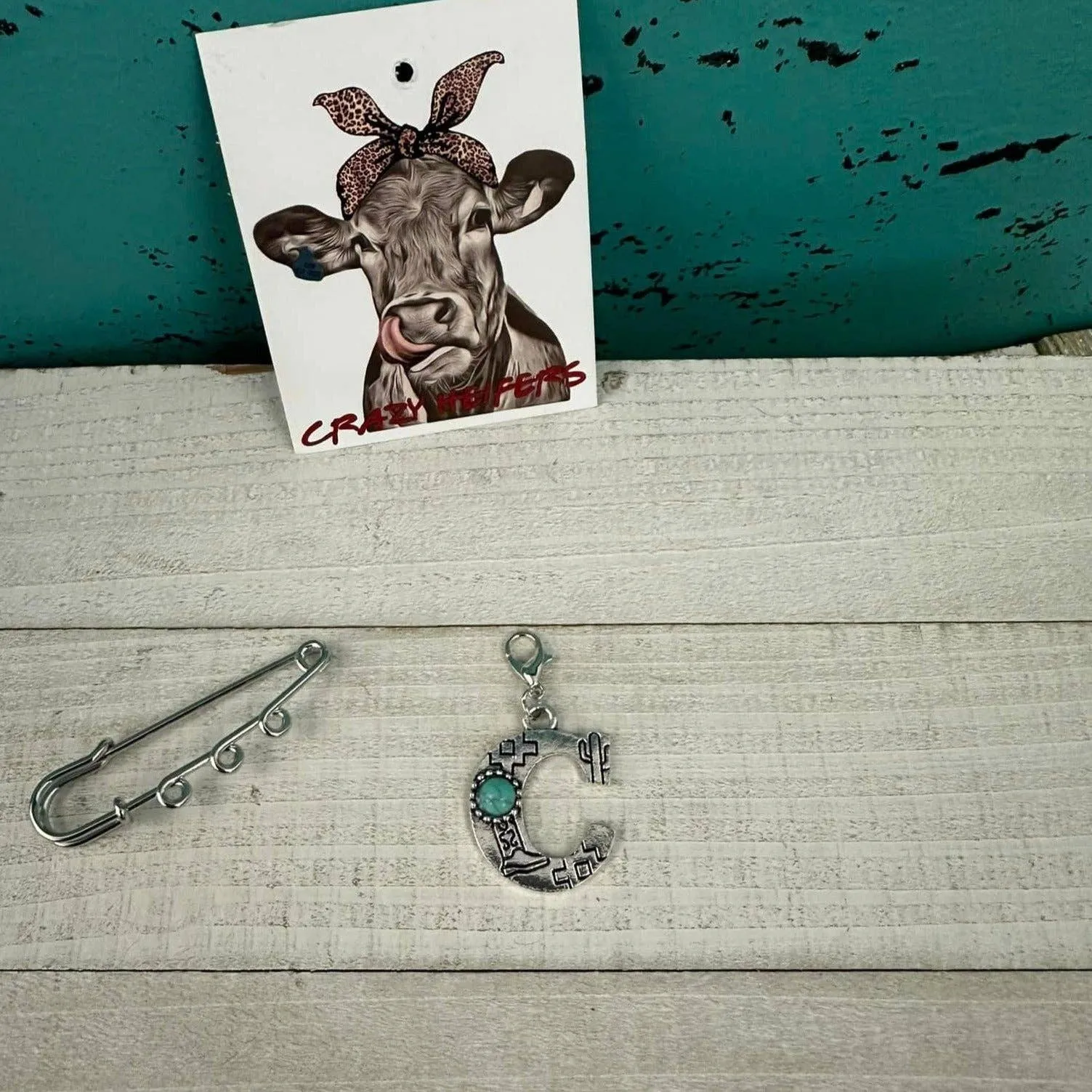 Initial Clip-on Charms: H