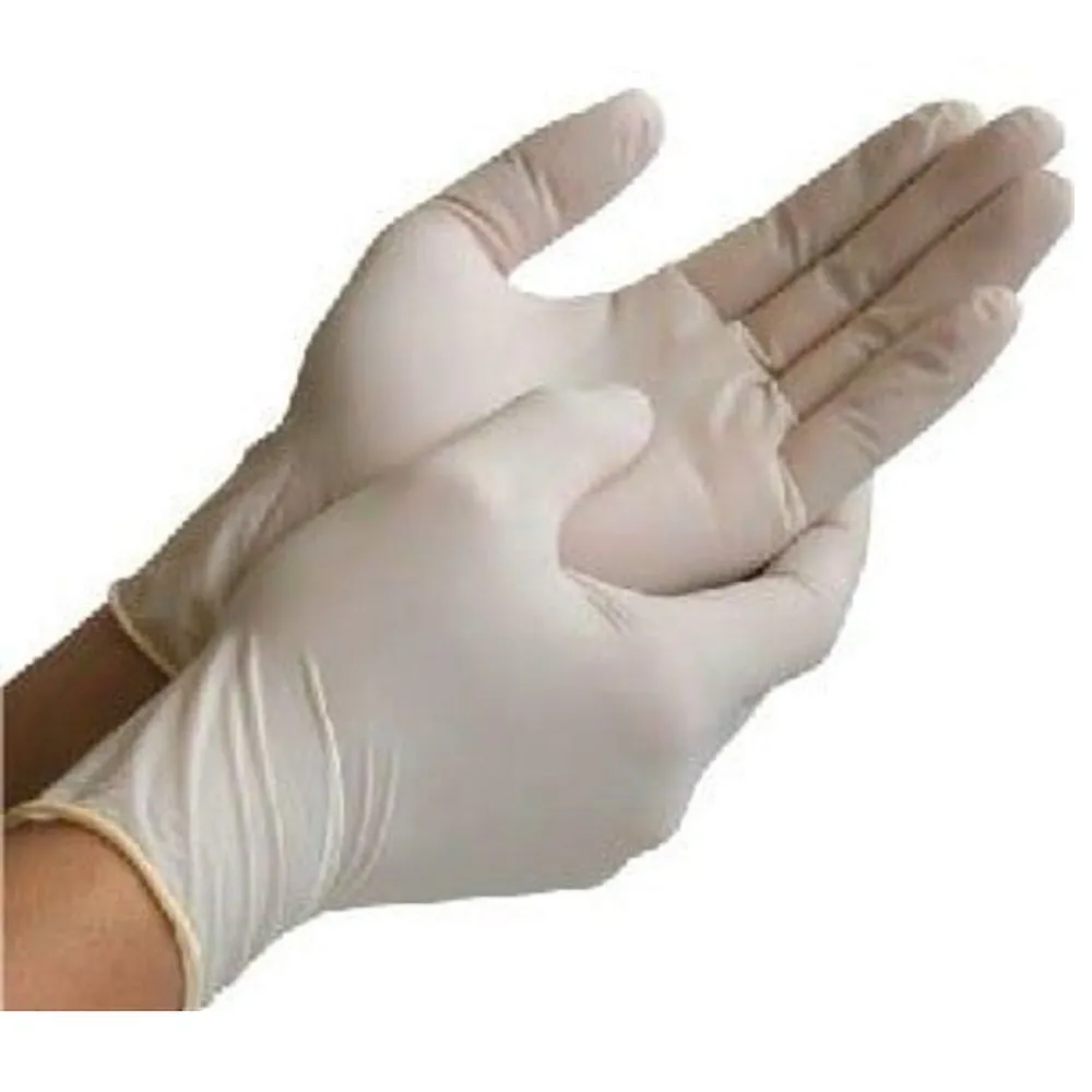 Latex-PF Disposable Medical Grade Examination Gloves, Powder-Free, Medium