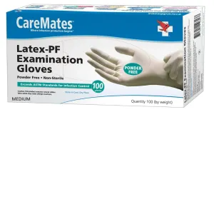Latex-PF Disposable Medical Grade Examination Gloves, Powder-Free, Medium