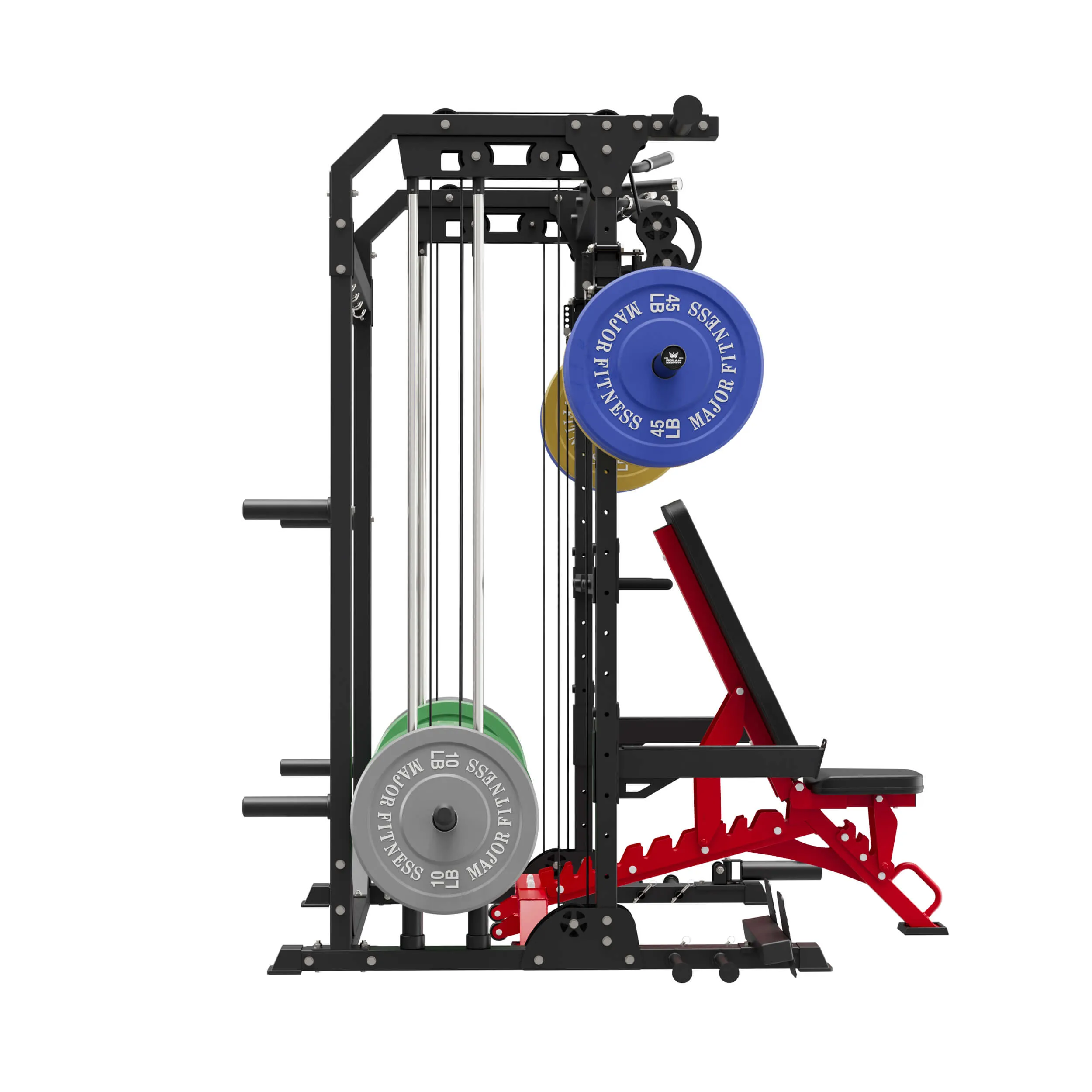 MAJOR FITNESS All-In-One Home Gym Power Rack Package F22