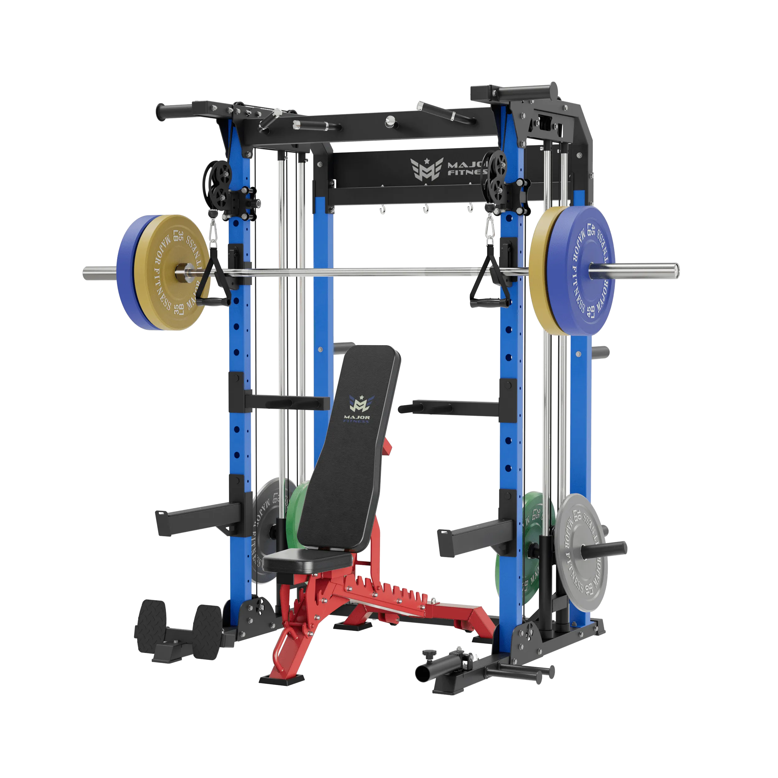 MAJOR FITNESS All-In-One Home Gym Power Rack Package F22