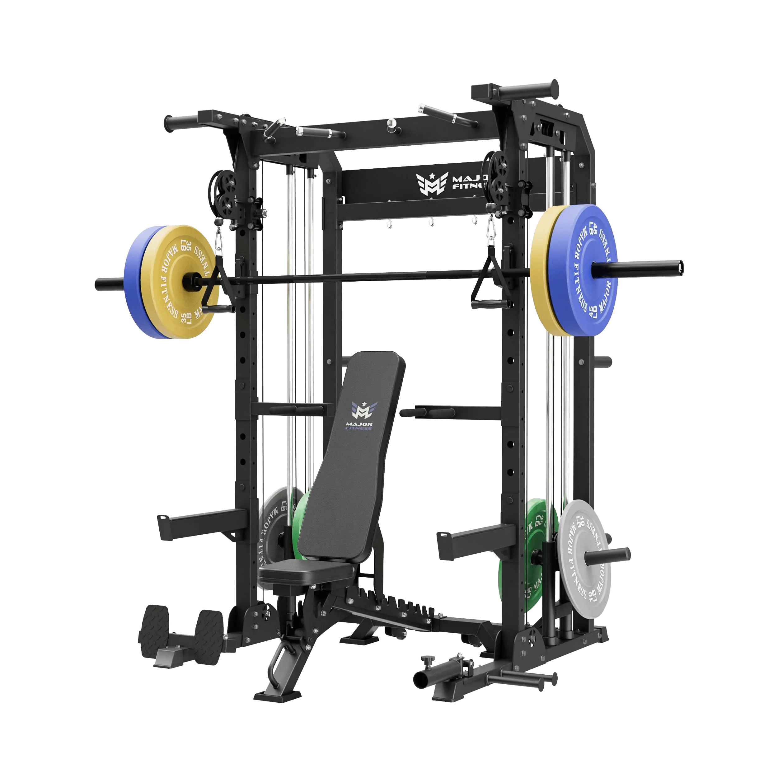 MAJOR FITNESS All-In-One Home Gym Power Rack Package F22