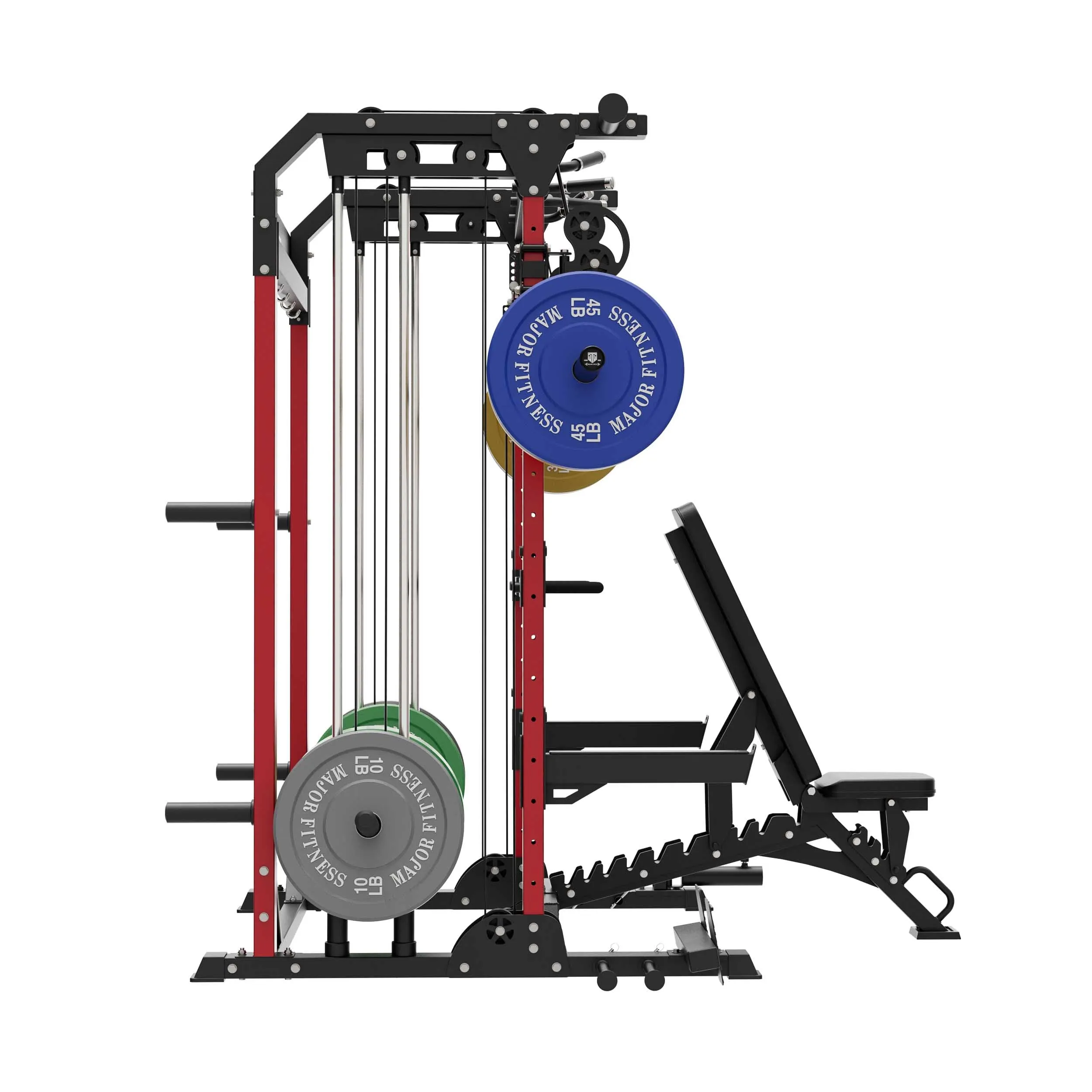 MAJOR FITNESS All-In-One Home Gym Power Rack Package F22