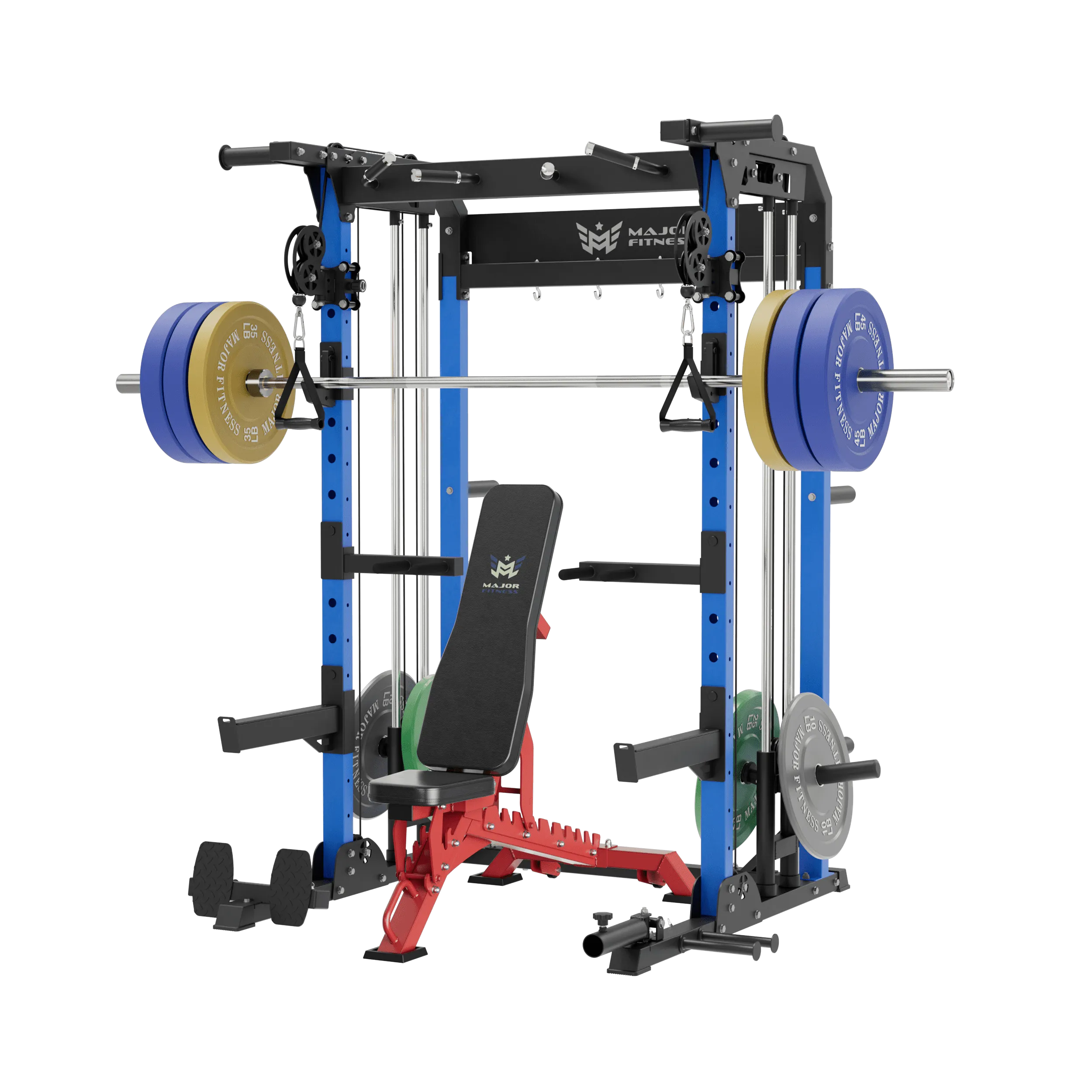 MAJOR FITNESS All-In-One Home Gym Power Rack Package F22
