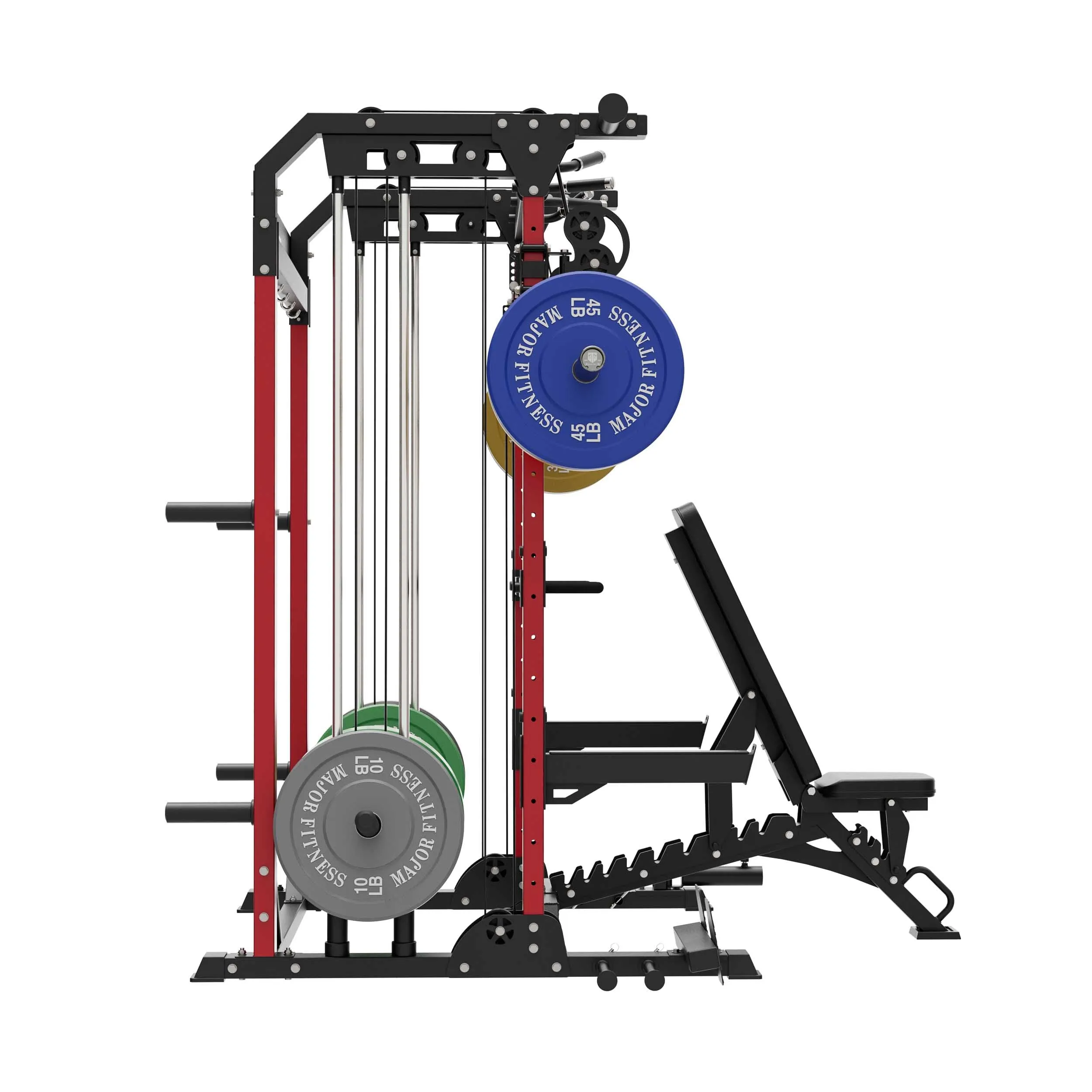 MAJOR FITNESS All-In-One Home Gym Power Rack Package F22