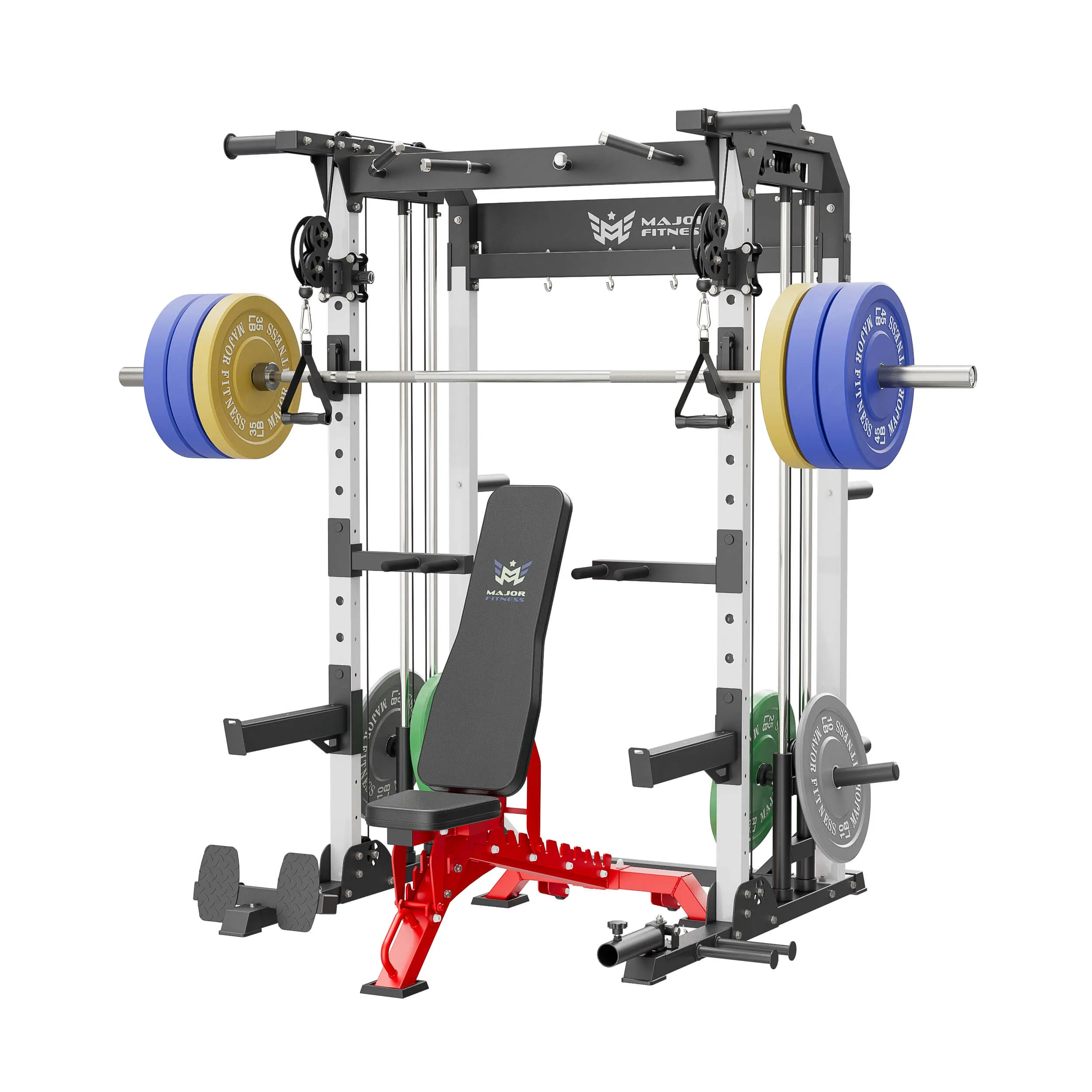 MAJOR FITNESS All-In-One Home Gym Power Rack Package F22