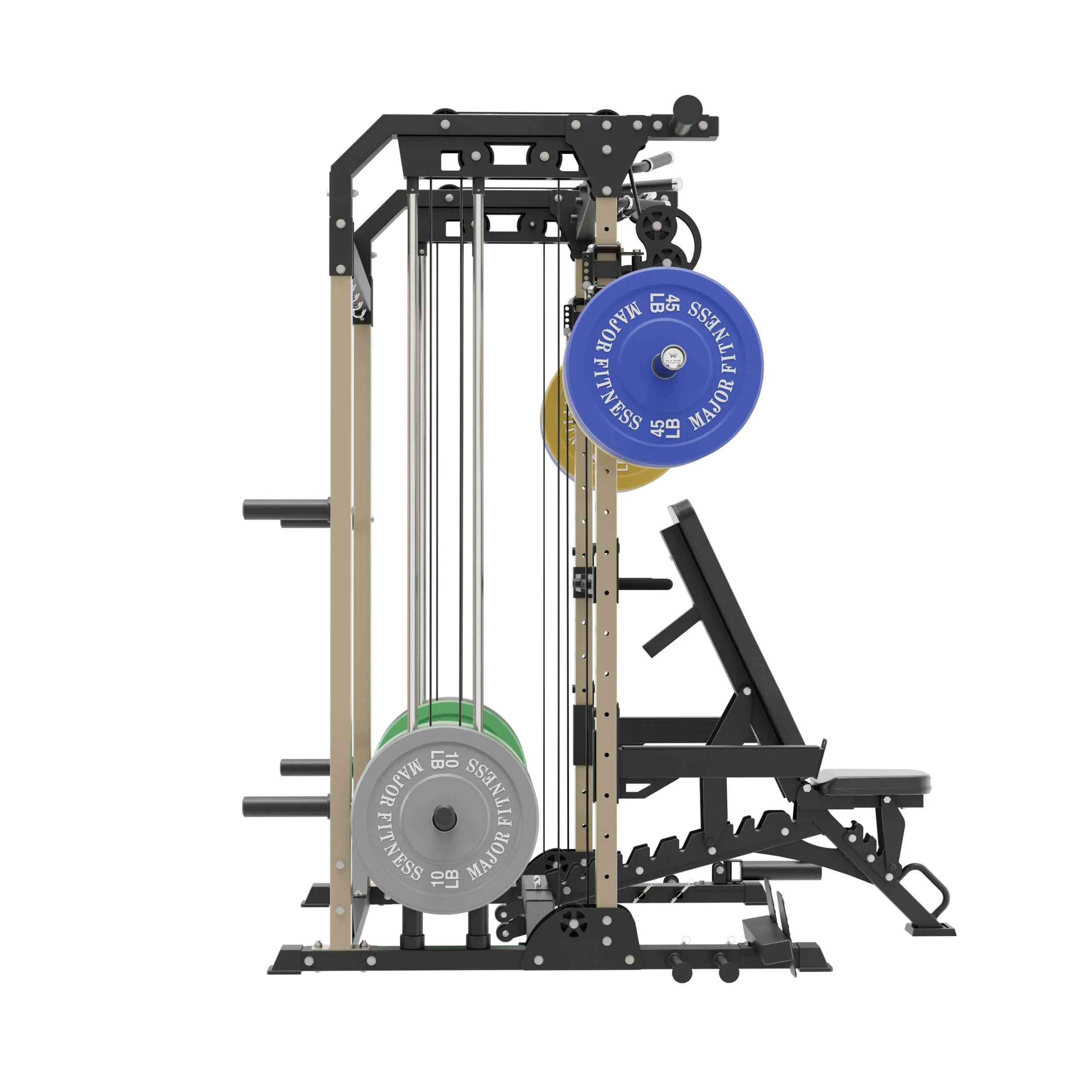 MAJOR FITNESS All-In-One Home Gym Power Rack Package F22