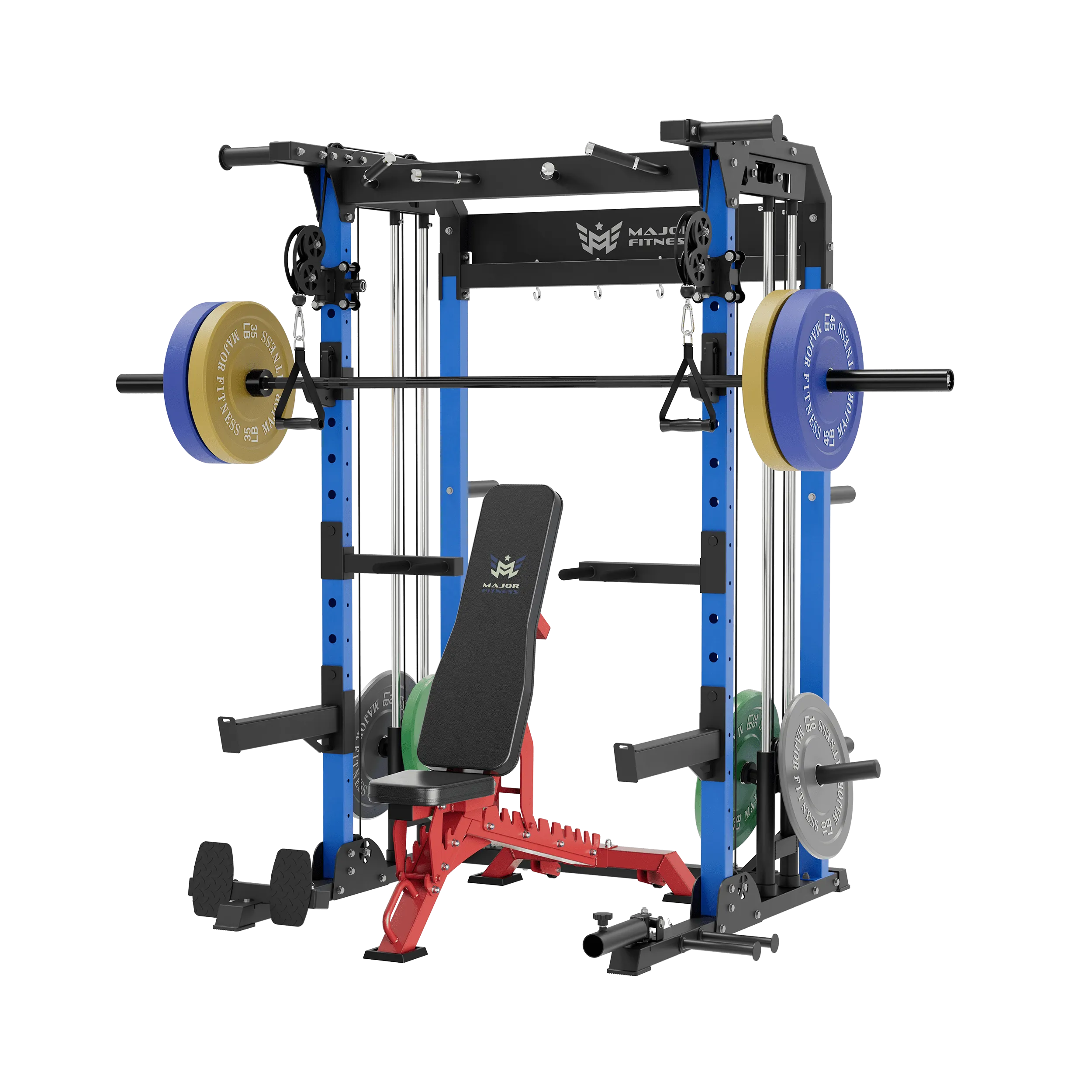 MAJOR FITNESS All-In-One Home Gym Power Rack Package F22