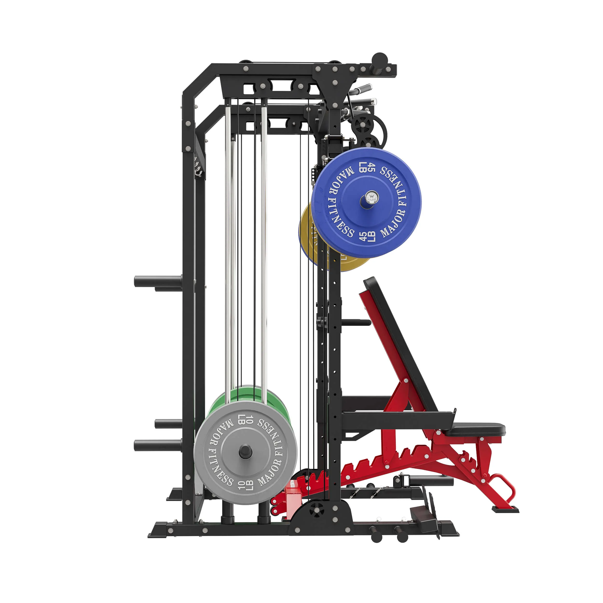 MAJOR FITNESS All-In-One Home Gym Power Rack Package F22