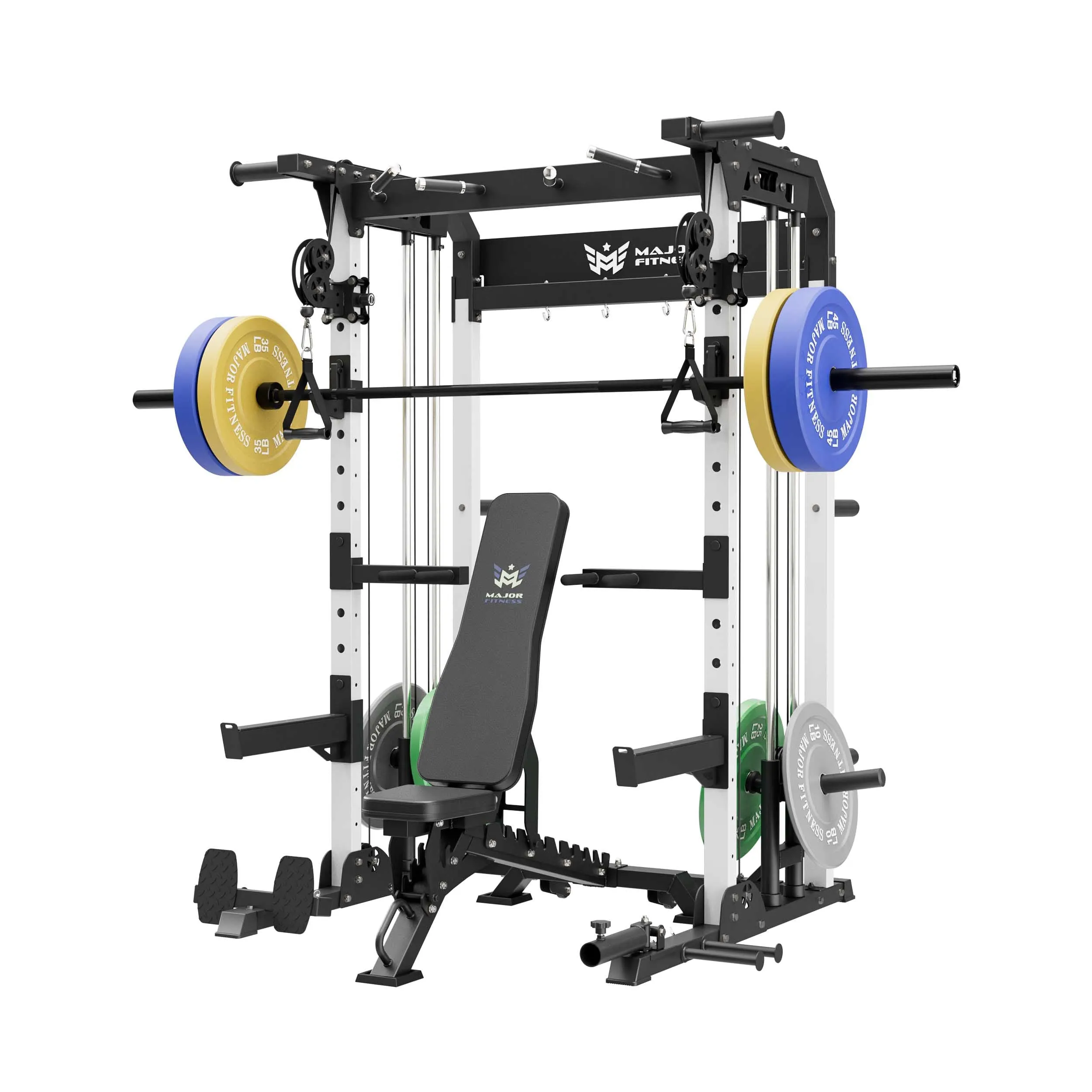 MAJOR FITNESS All-In-One Home Gym Power Rack Package F22