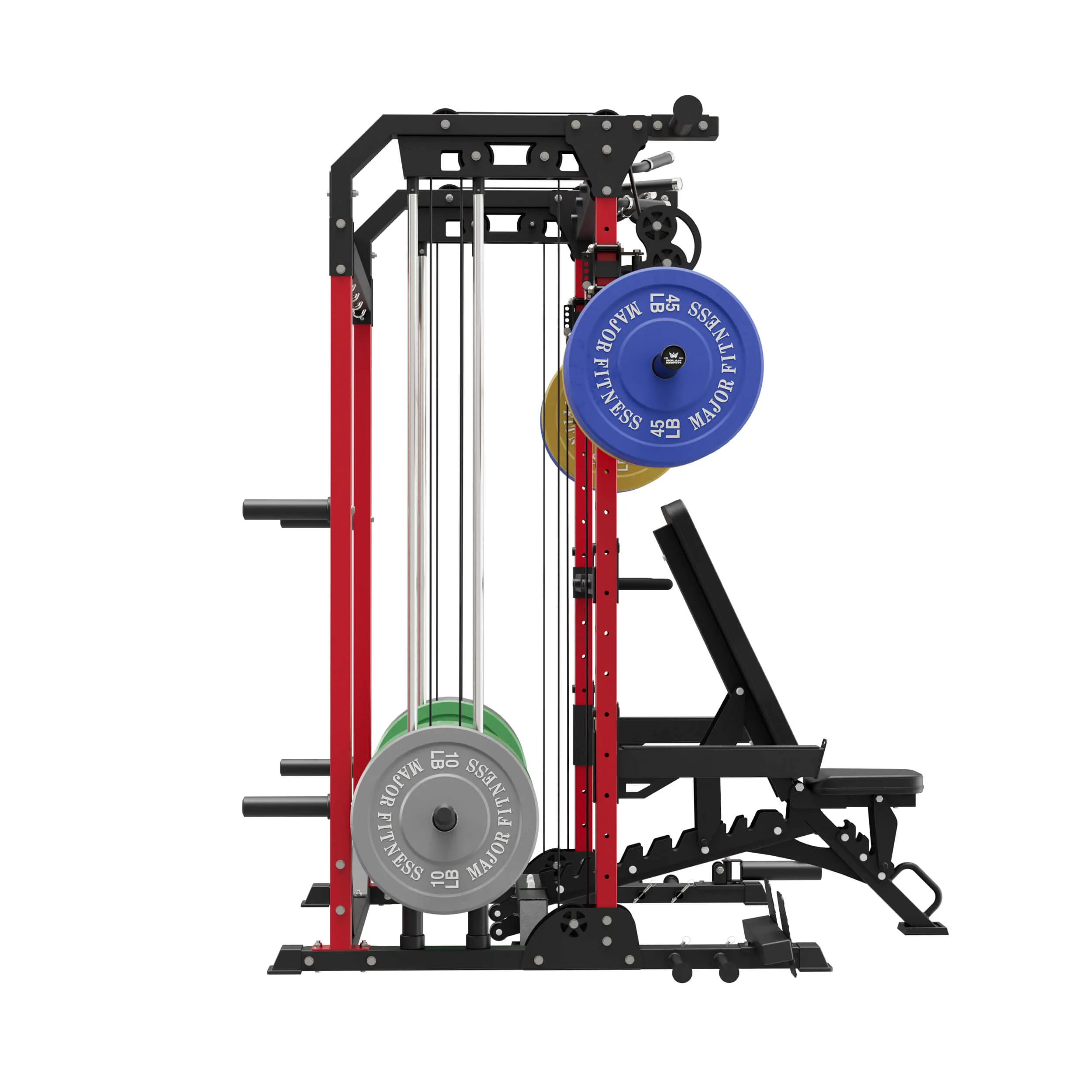 MAJOR FITNESS All-In-One Home Gym Power Rack Package F22