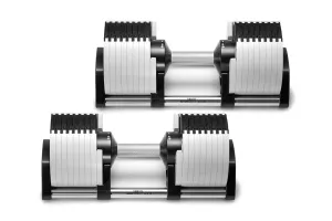 NÜOBELL 80lb Adjustable Dumbbells (Ash)
