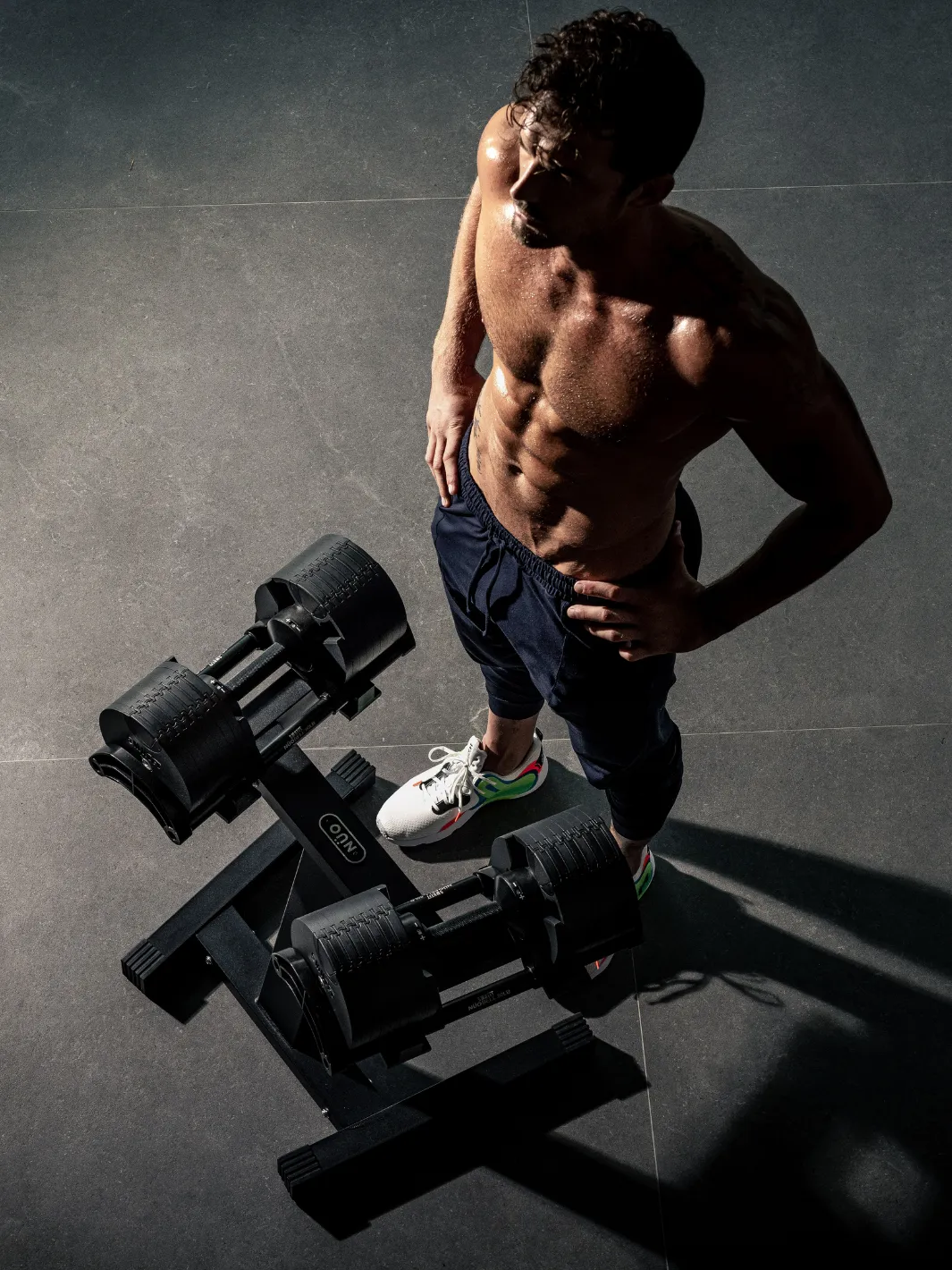 NUOBELL 80LB Dumbbell  Pair