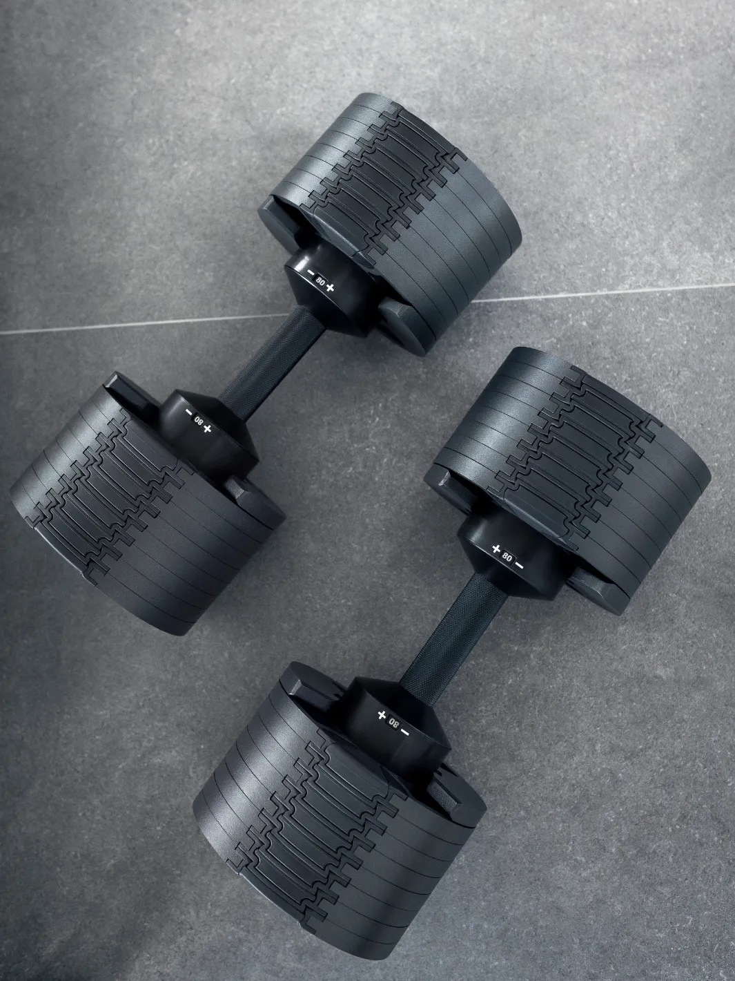 NUOBELL 80LB Dumbbell  Pair