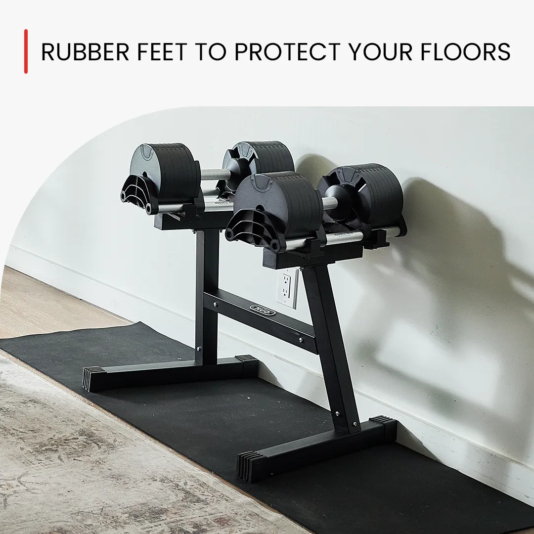 NUOBELL Adjustable Dumbbell Rack and Stand