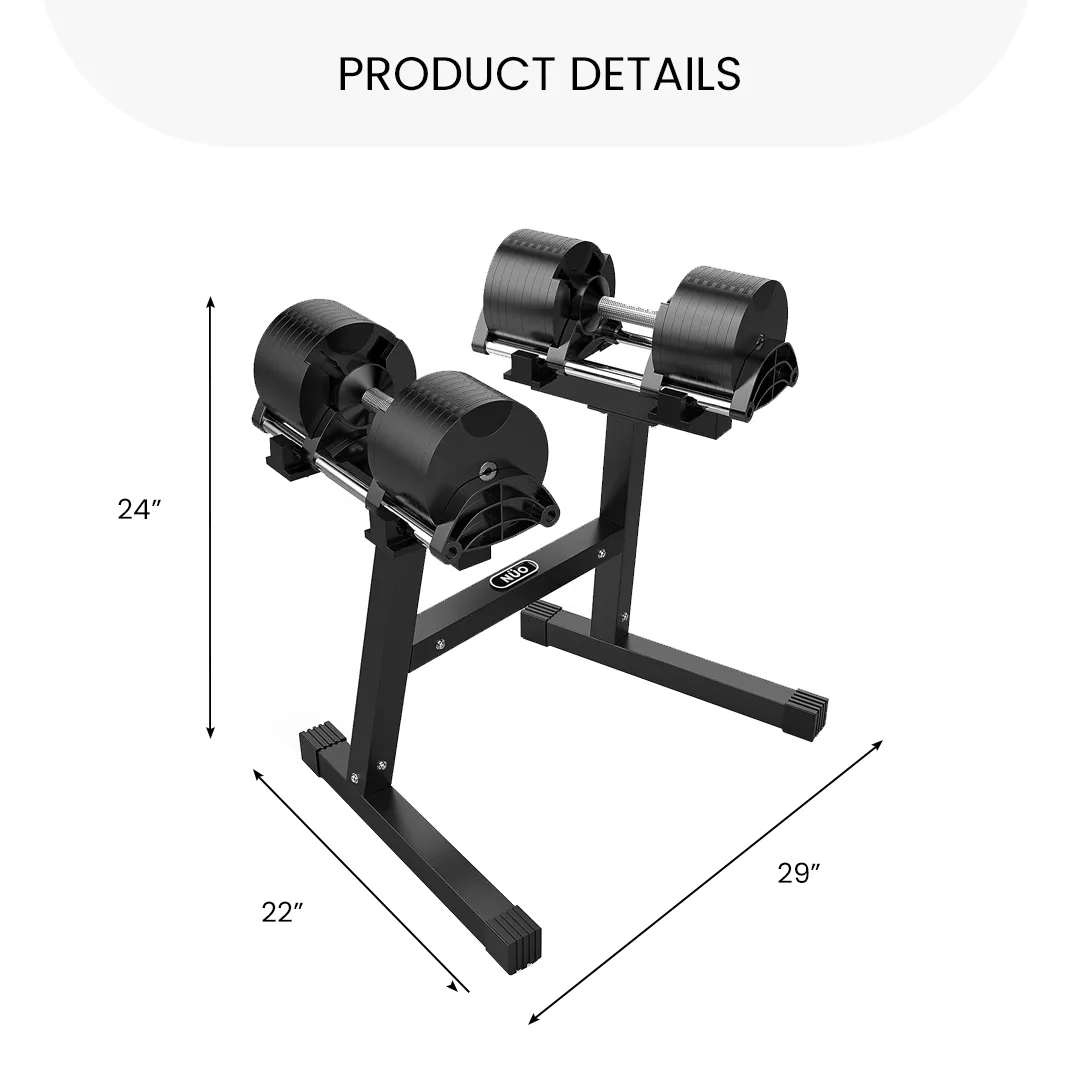 NUOBELL Adjustable Dumbbell Rack and Stand