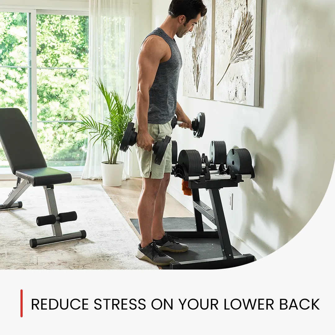 NUOBELL Adjustable Dumbbell Rack and Stand