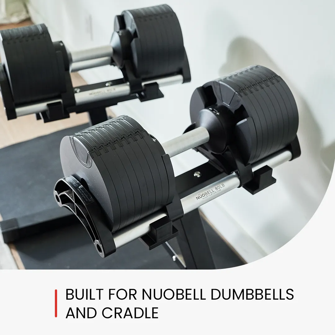 NUOBELL Adjustable Dumbbell Rack and Stand