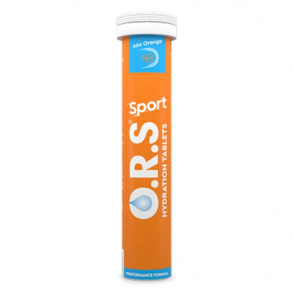 O.R.S SPORT HYDRATION TABLETS ORANGE 20S