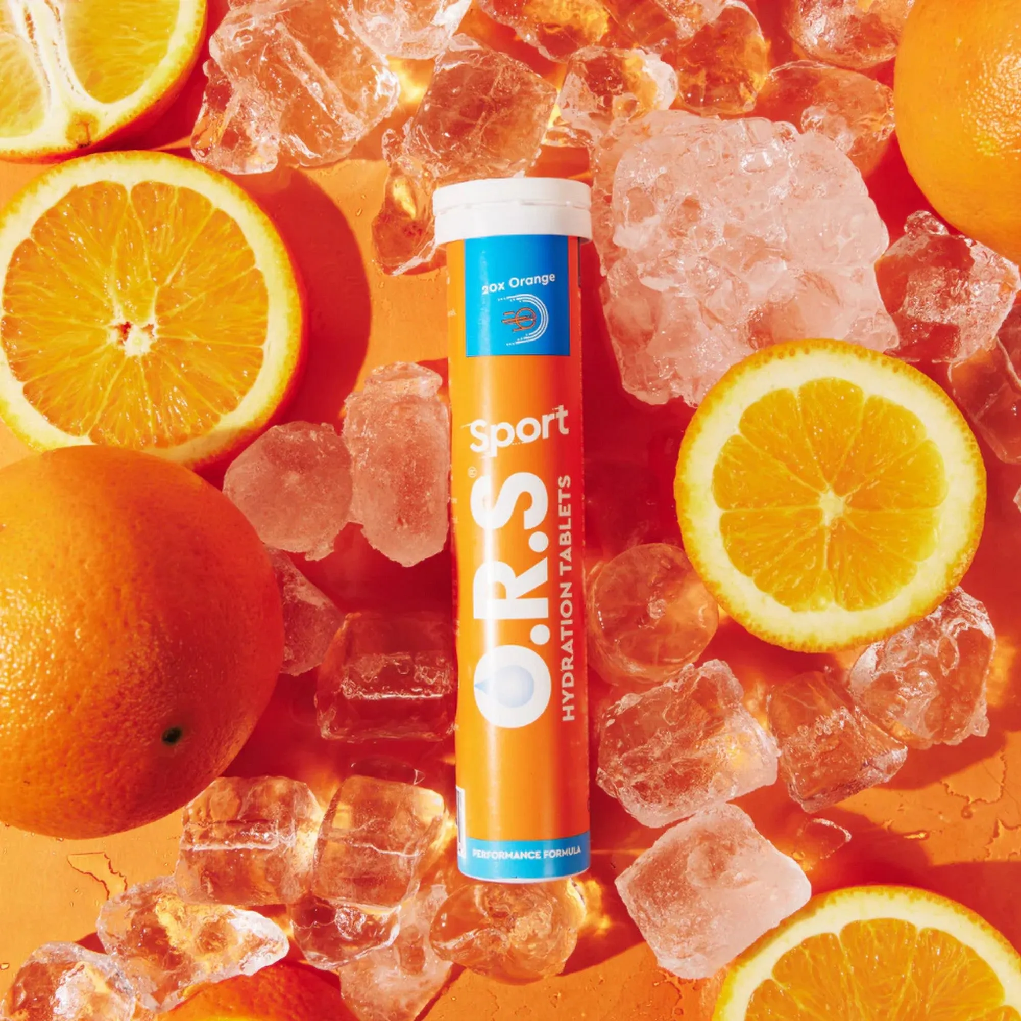O.R.S SPORT HYDRATION TABLETS ORANGE 20S