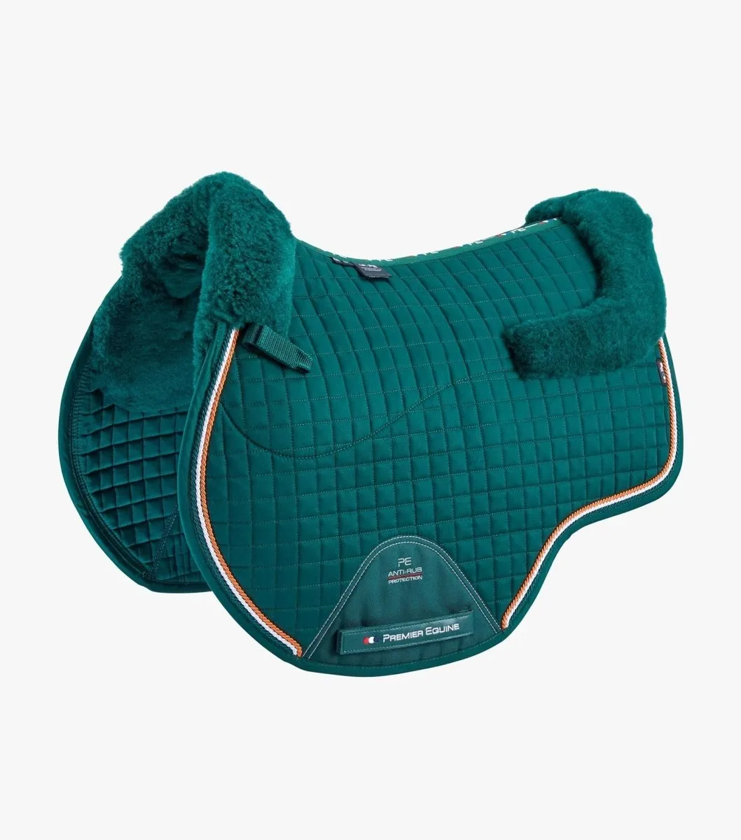 PEI Wool Half European Jump Square Saddle Pad   BONUS Bag