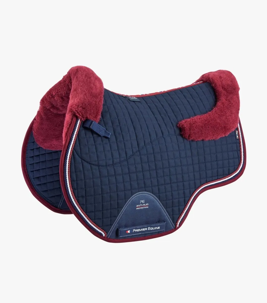 PEI Wool Half European Jump Square Saddle Pad   BONUS Bag
