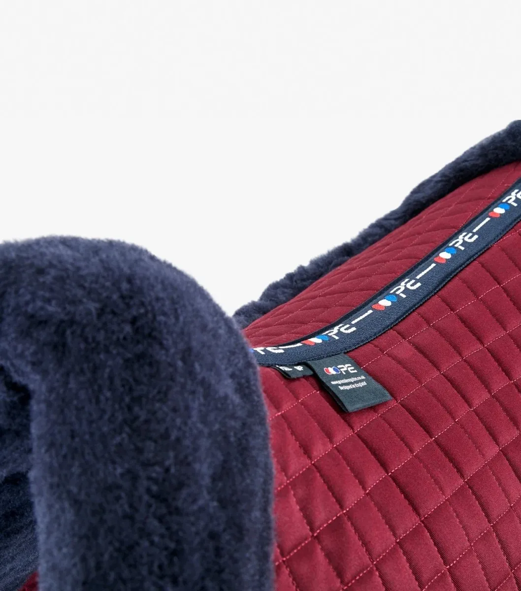 PEI Wool Half European Jump Square Saddle Pad   BONUS Bag