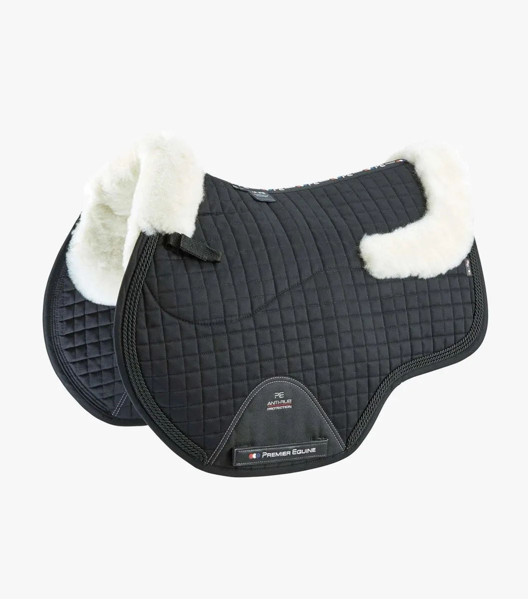 PEI Wool Half European Jump Square Saddle Pad   BONUS Bag