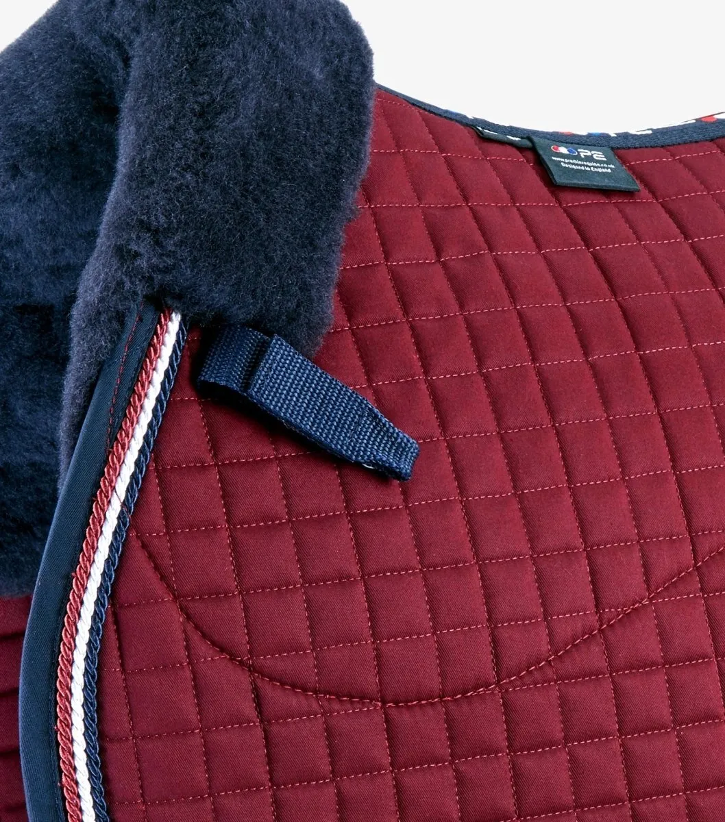 PEI Wool Half European Jump Square Saddle Pad   BONUS Bag