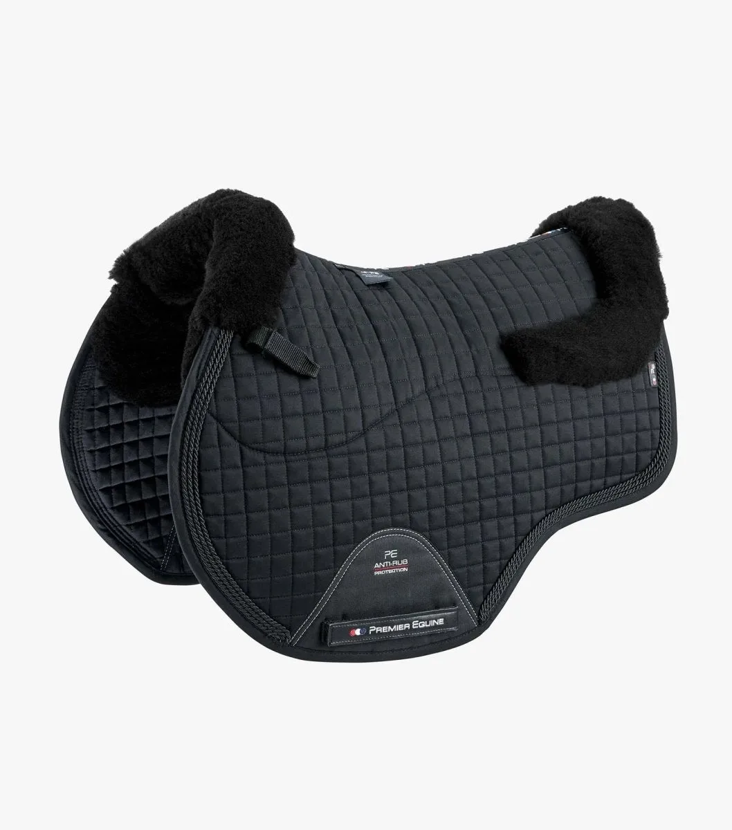 PEI Wool Half European Jump Square Saddle Pad   BONUS Bag