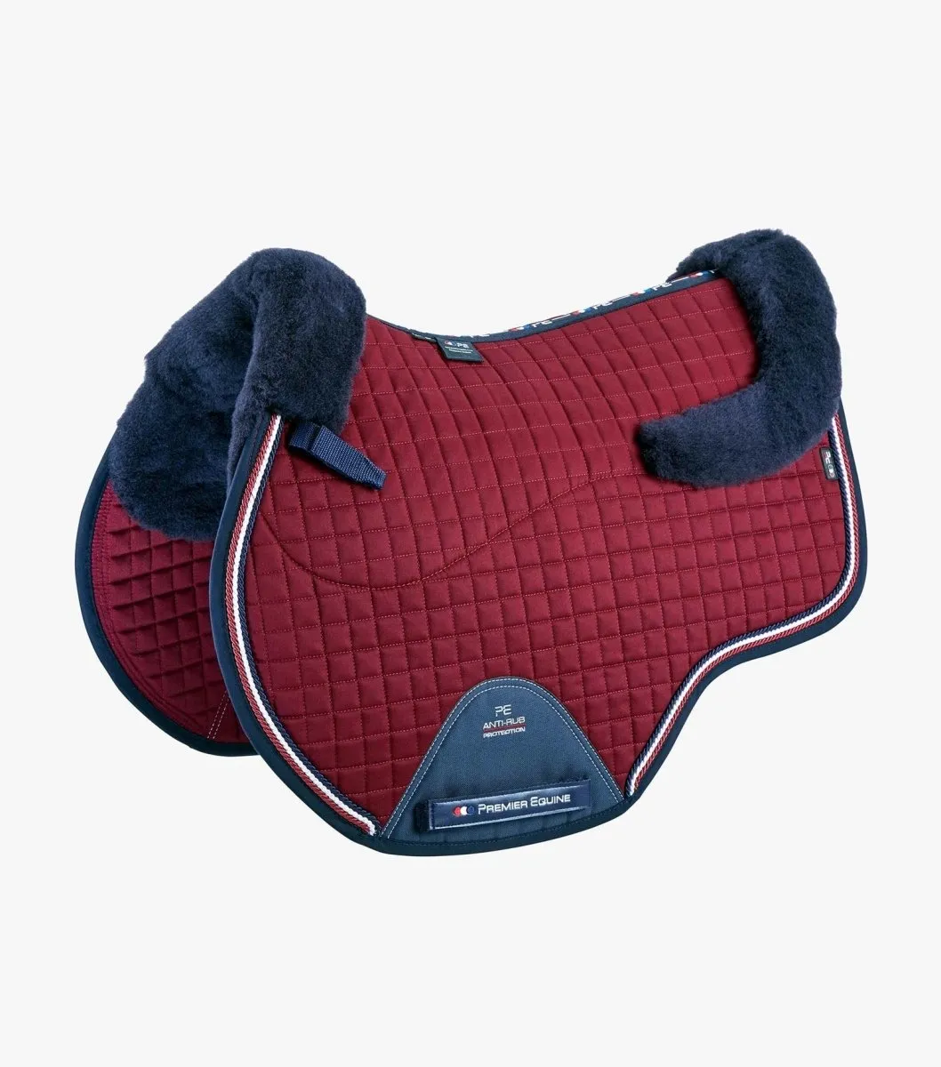 PEI Wool Half European Jump Square Saddle Pad   BONUS Bag