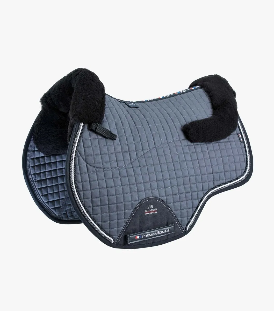 PEI Wool Half European Jump Square Saddle Pad   BONUS Bag