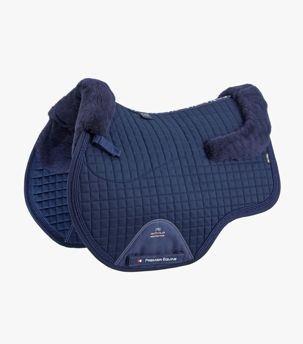 PEI Wool Half European Jump Square Saddle Pad   BONUS Bag