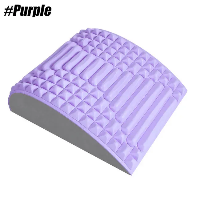 Professional Title: "Ergonomic Back Stretcher Pillow with Neck and Lumbar Support for Pain Relief and Relaxation - Ideal for Sciatica, Herniated Discs, and Massage Therapy"