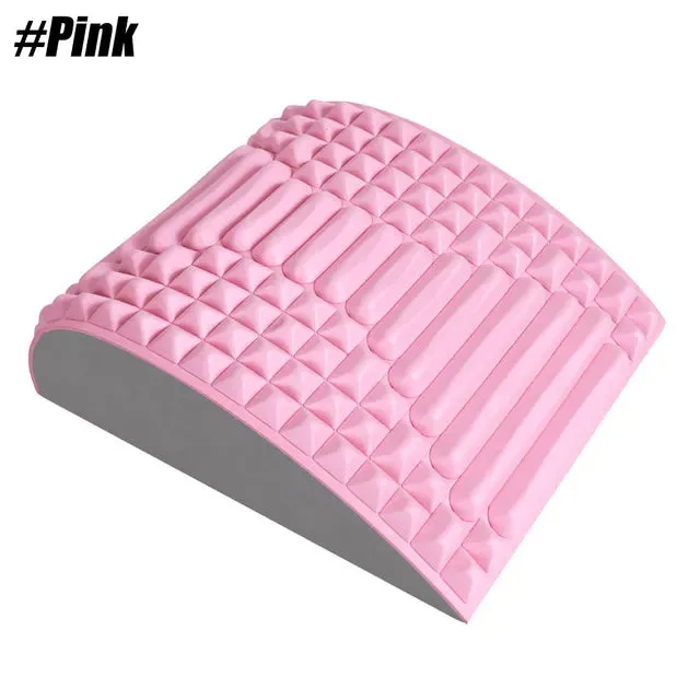 Professional Title: "Ergonomic Back Stretcher Pillow with Neck and Lumbar Support for Pain Relief and Relaxation - Ideal for Sciatica, Herniated Discs, and Massage Therapy"