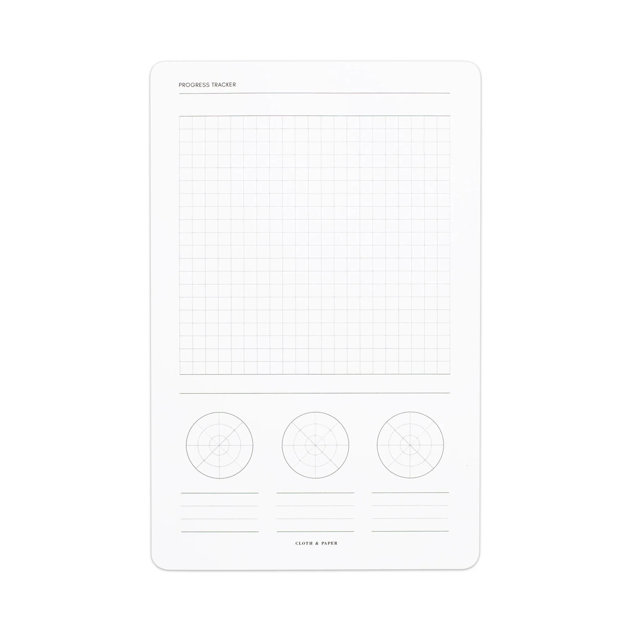 Progress Tracker A5 Notepad