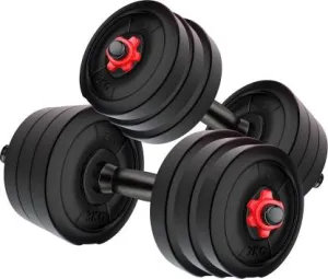 PVC 10 Kg Adjustable Dumbbell (2.5 Kg x 4 = 10 Kg)