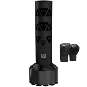 RDX Kt Ronin 4ft 2-In-1 Kids Free Standing Punch Bag With Gloves For Training & Workout Set