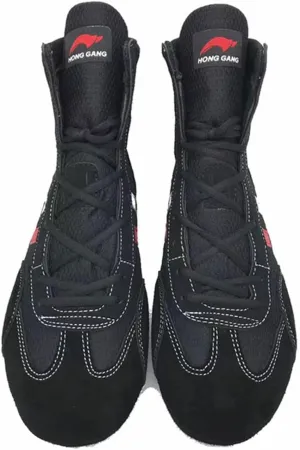 Sambo Shoes Lightweight freestyle Wrestling Shoes Men's Women's Shoes Soft Sole Indoor Adults Children Fitness Trainers Shoes Unisex Anti-Skid Breathable Gym Sneakers,Standard Sneaker Size 30-46 EU