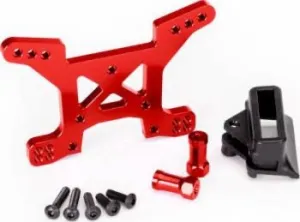 Traxxas Front Shock Tower Aluminium 7075-T6 (Red)
