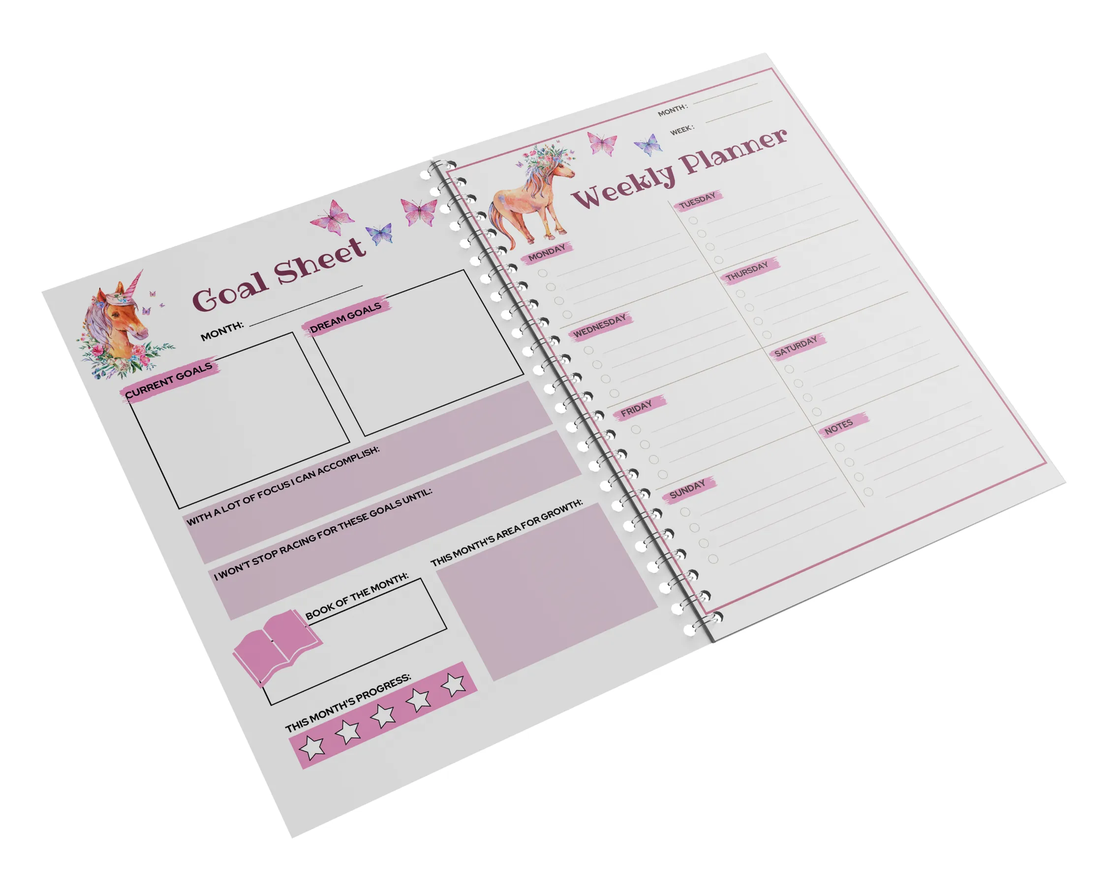 UNICORN RIDING JOURNAL
