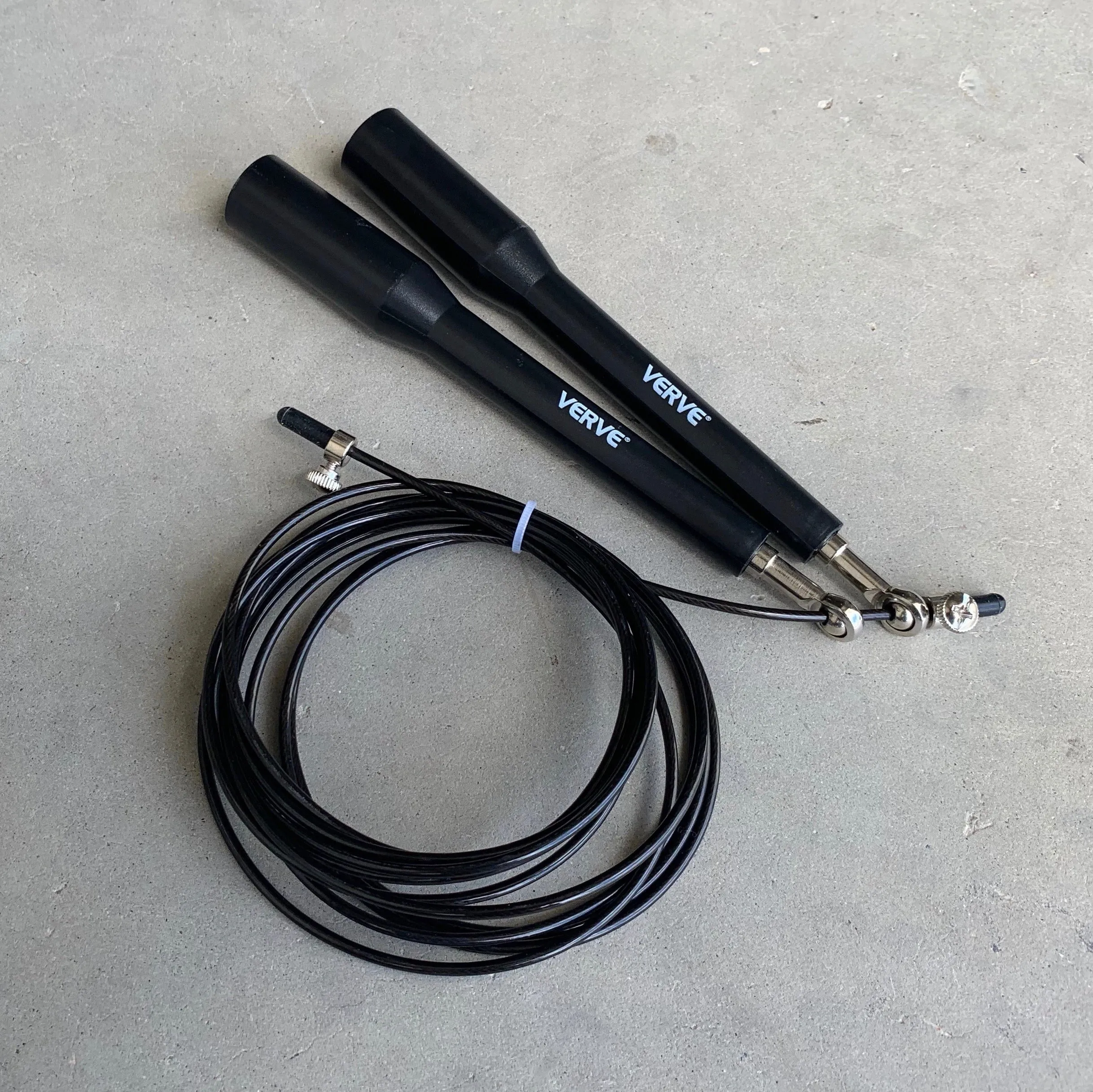 VERVE Jump Rope - Black Cable | Pre-Order ETA Early January